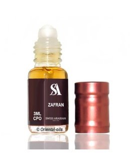 Zafran Perfume Oil – Warm-Spicy, Ambery Saffron Perfume Oil by Swiss Arabian 3ml